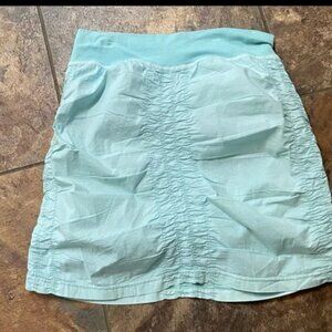XCVI wearables mint green /teal  trace skirt 96% cotton 4% spandex Medium